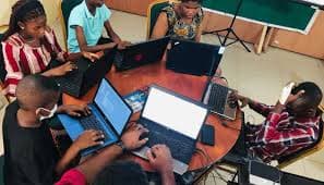 Students collaborating